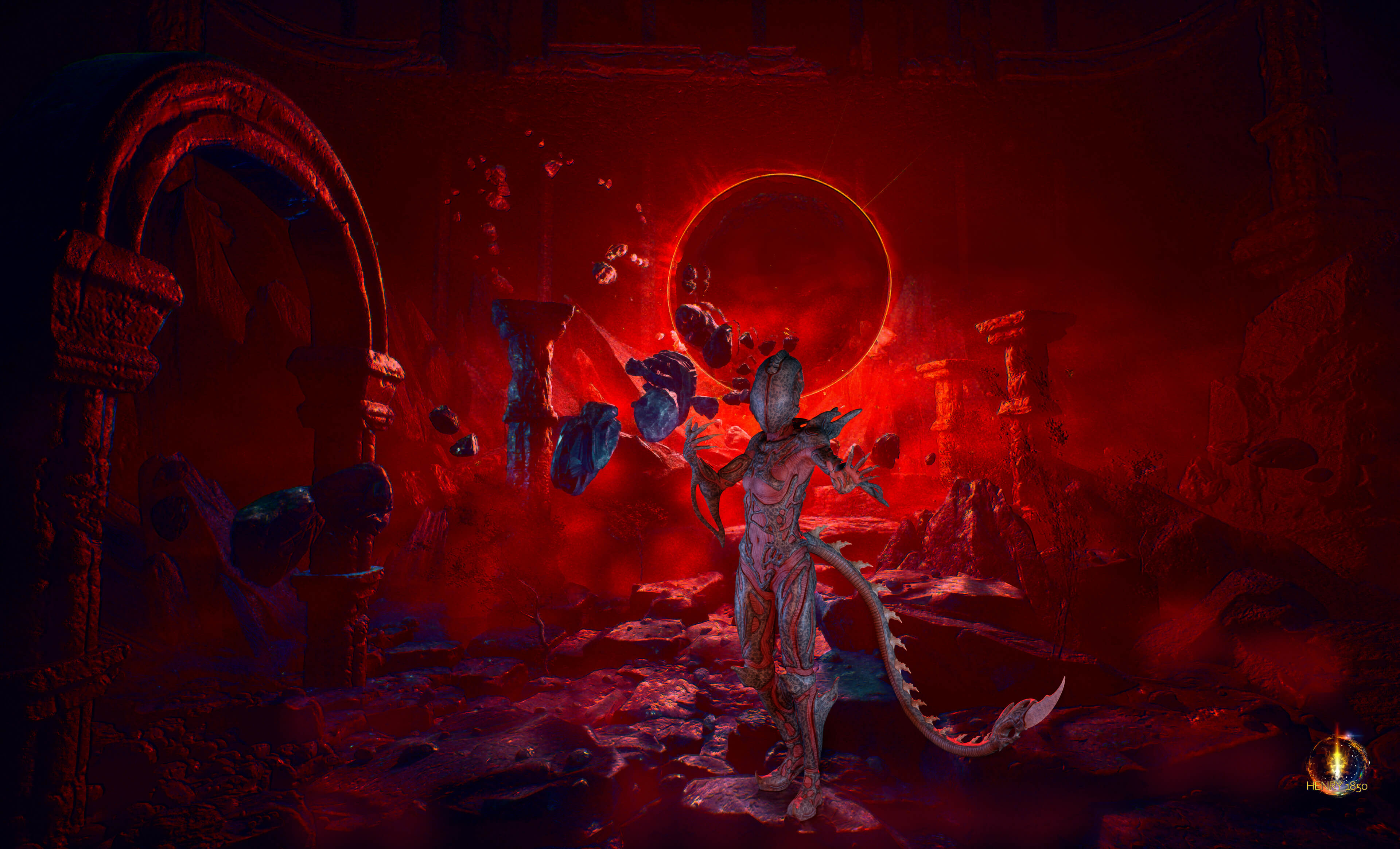 The Orb of Chaos 3D Render, Digital Art by Henry1850