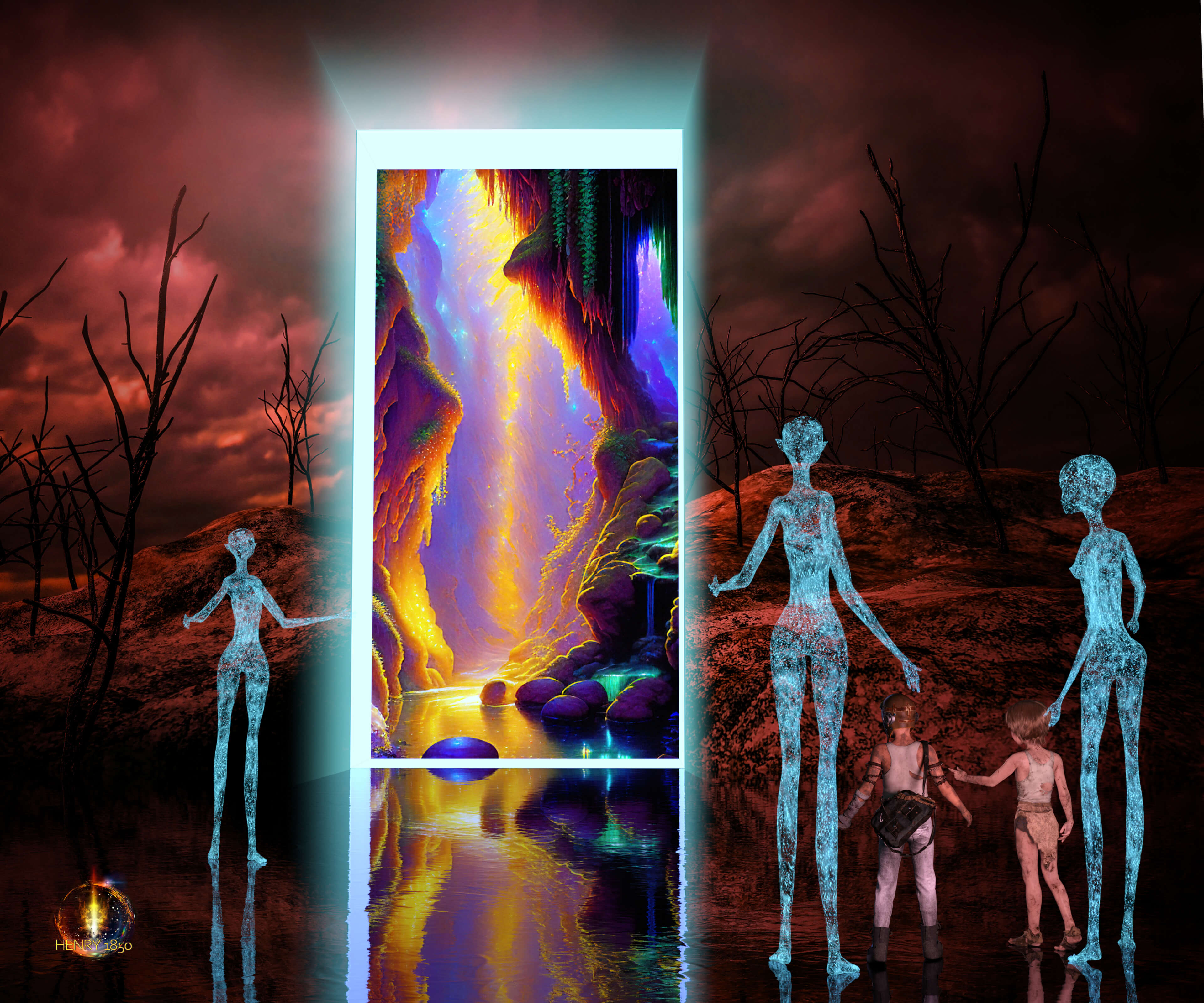 What's left of us 3D Render, Digital Art by Henry1850