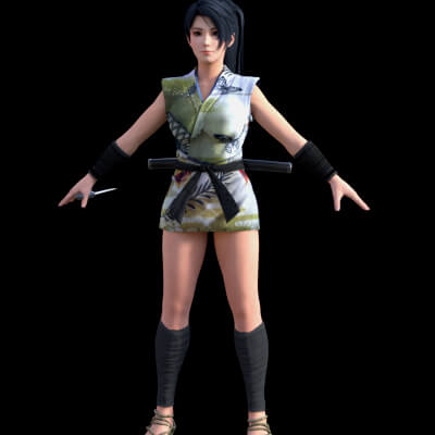 Kunoichi Outfit for G8F