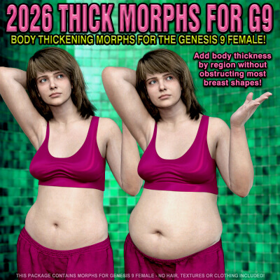 2026 Thicker Body Morphs for G9