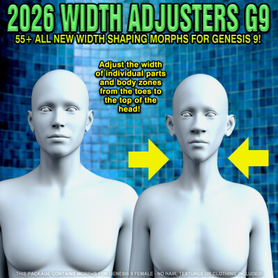 2026 Width Morphs for Genesis 9