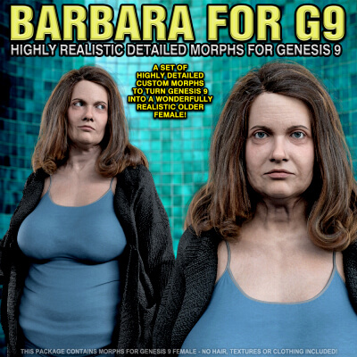 Barbara Morphs for Genesis 9