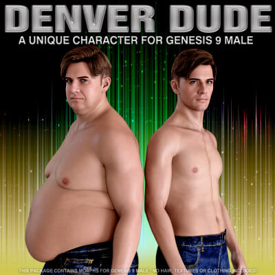 Denver Dude Character Morph for Genesis 9 Male