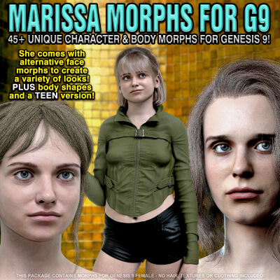 Marissa Morphs for Genesis 9