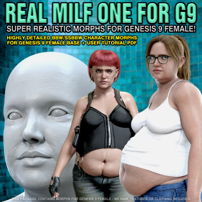 Real MILF 1 Morphs for Genesis 9