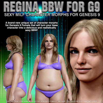 Regina BBW Morphs for Genesis 9 Female