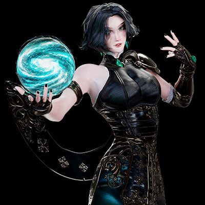 Female - Mage RPG Game Character - Nexa