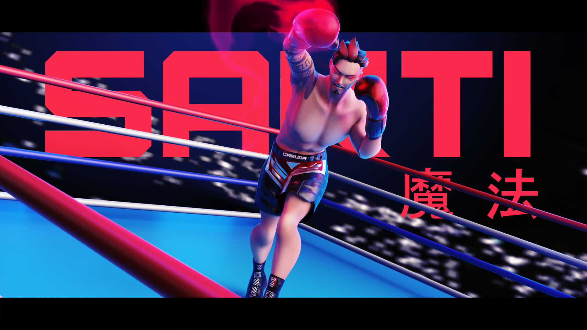 Low Poly Boxer & MMA Fighter Sakti 3D Model by Hisqiefurqoni