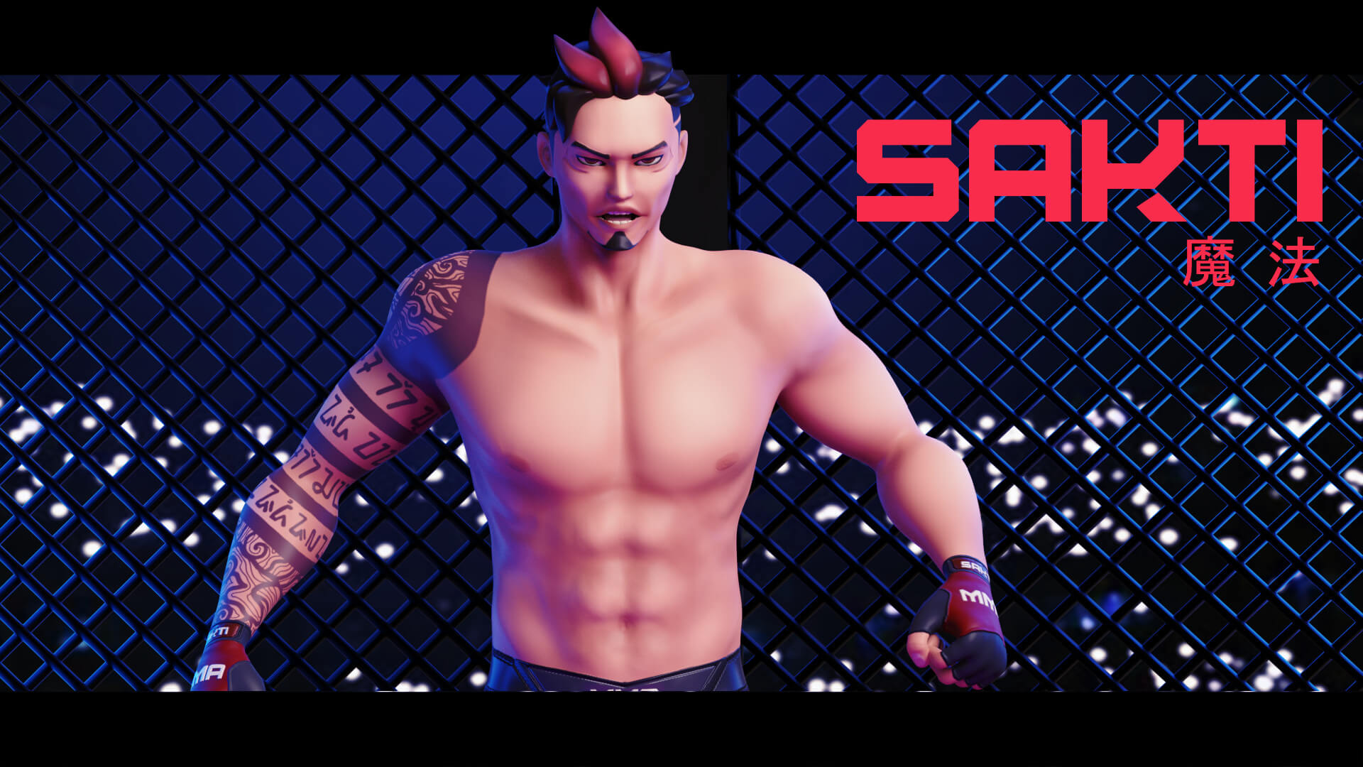 Low Poly Boxer & MMA Fighter Sakti 3D Model by Hisqiefurqoni