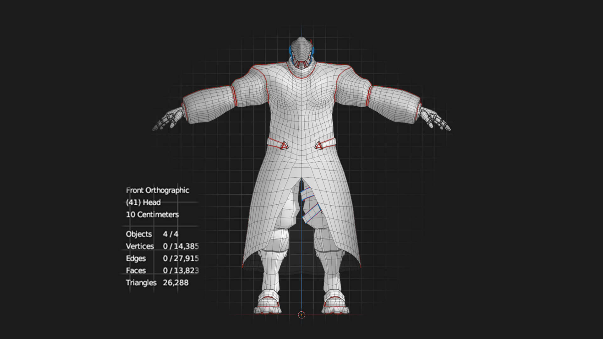 Low Poly - Cybernetic Hitman - Orion 3D Model by Hisqiefurqoni