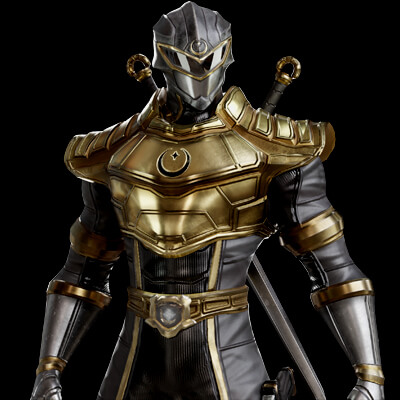 Male Sentai Ranger Game Character Black Void Agent Zayn