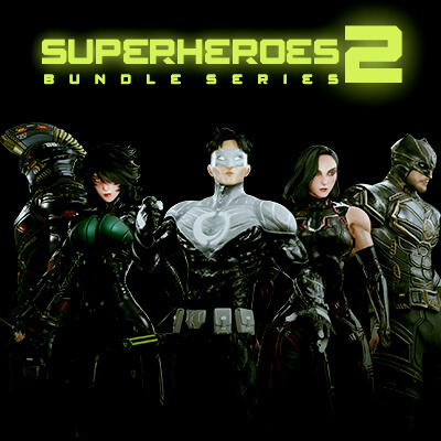 Superhero Game Characters - Bundle Edition 2