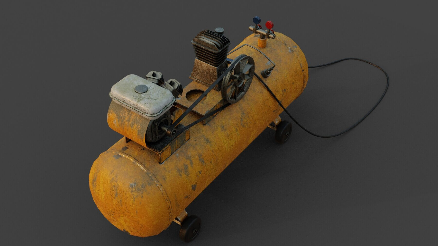 Air Compressor 3D Model by Holy360