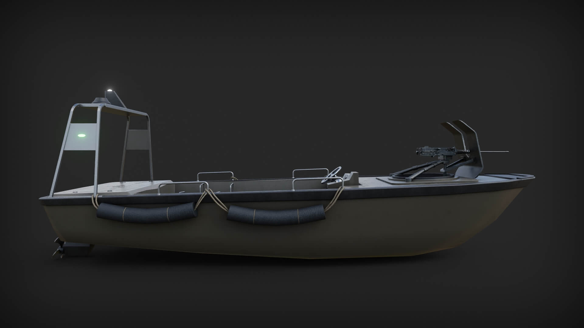 Marine Military Boat - 3D Model by Holy360