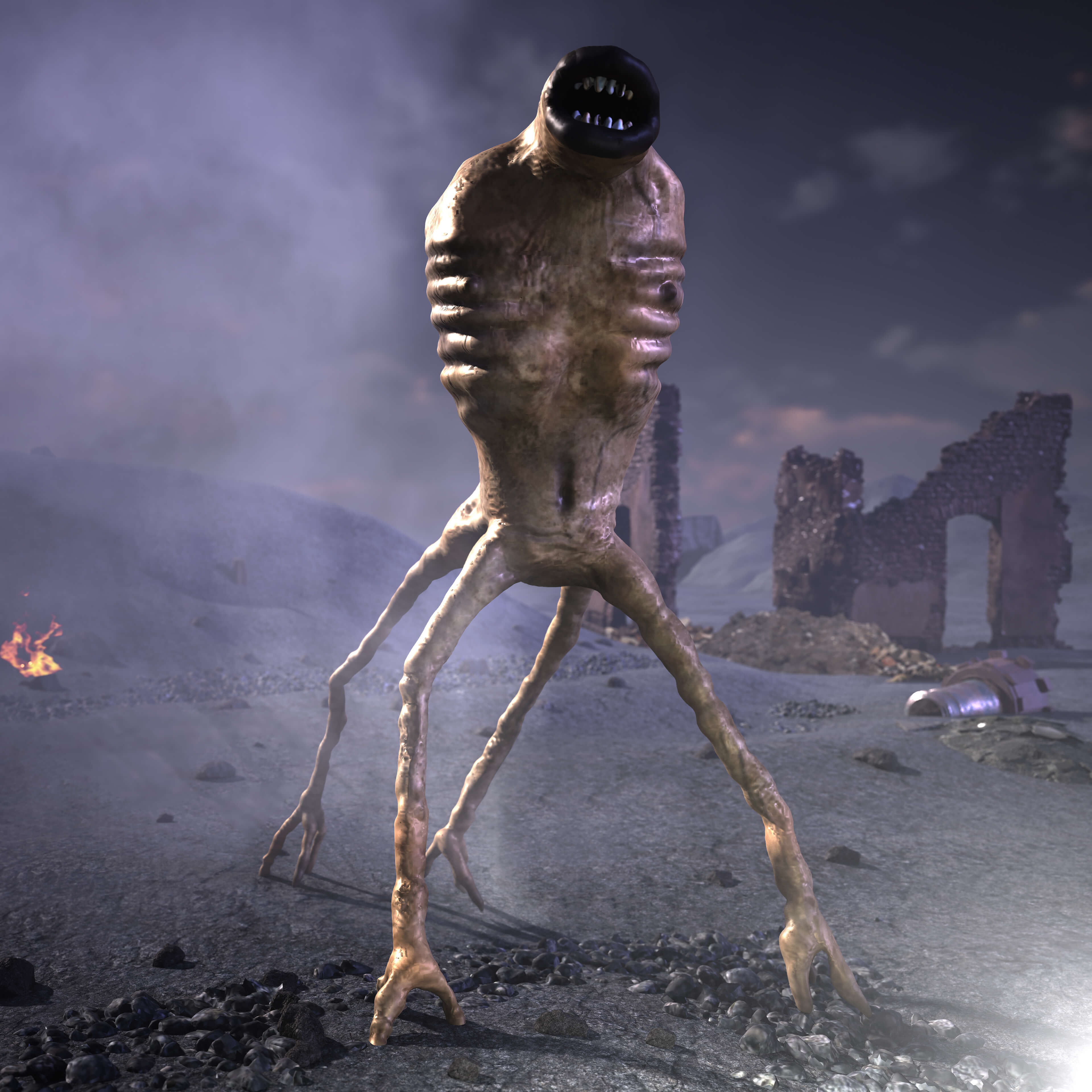 Wanderer Graphics Wanderer 3D Render, Digital Art by howardgardnercg