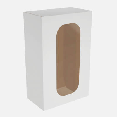Box with Display Window Cardboard 02 - 3D Model by HQ3DMOD