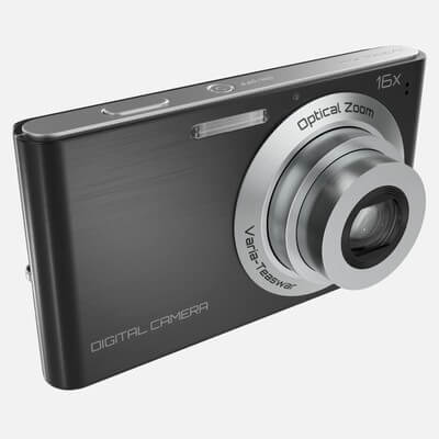 Compact Digital Camera 03 - 3D Model by HQ3DMOD