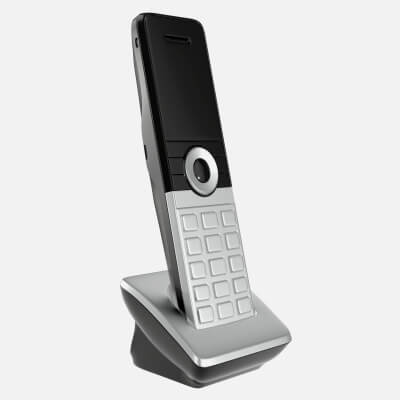 Office Cordless Button Phone - 3D Model by HQ3DMOD