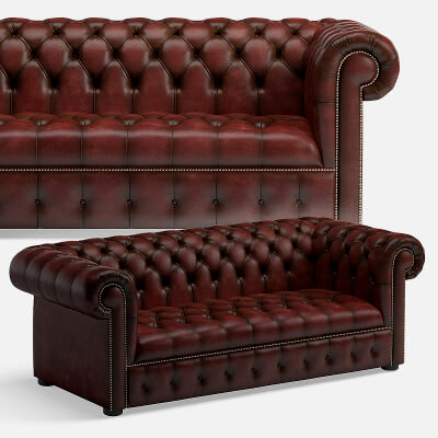 Chesterfield Sofa by hulk mario
