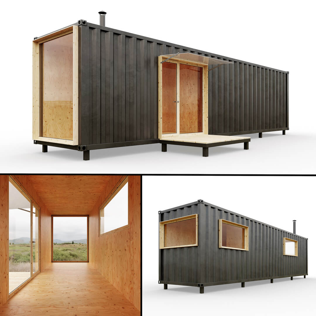 Container House - 3D Model by hulk mario