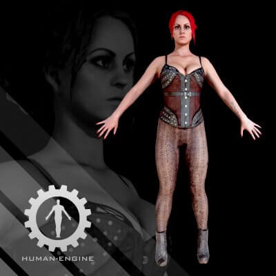 Female 3D Scan - Sonya Rigged