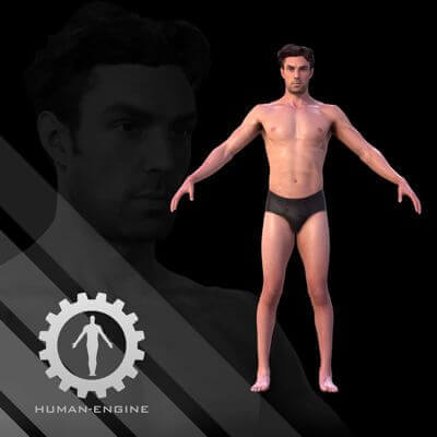 Male Scan - Dan Rigged