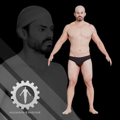 Male Scan - Victor A-Pose 2