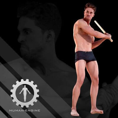 Mick Male Scan Pose 001 - High Poly