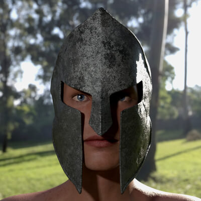HX Spartan Helmet for Genesis 8 Male