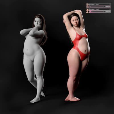 Bohdana H Morph for Genesis 9 by HumanXYStudio