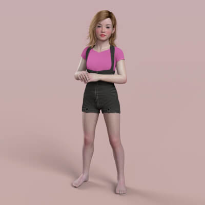Flora Teen Character Morph for Genesis 9