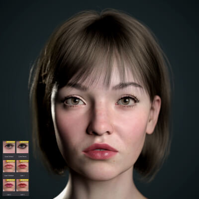Greta V2 Pro Textures for Genesis 9 Female
