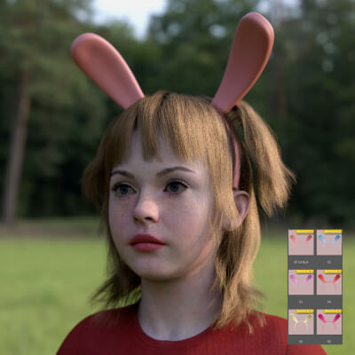 HX Bunny Ears for Genesis 9