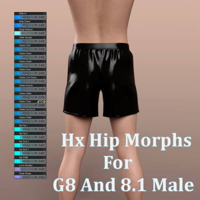 HX Hip Morphs for G8 and 8.1 Male