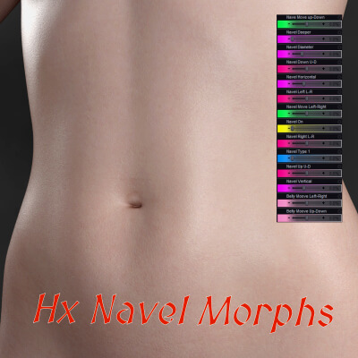 HX Navel Morphs for Genesis 8 Female