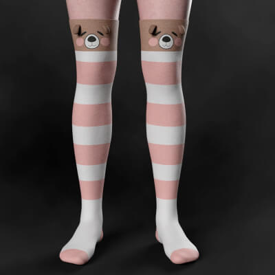 HX Teddy Bear Stockings for G8 Female and Genesis 9 by HumanXYStudio