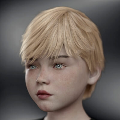 Kid Anakin Skywalker morph for Genesis 8 and 8.1 Male