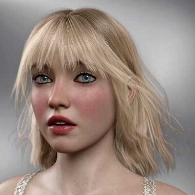 Liana V2 Width High Quality Textures for G8 Female by HumanXYStudio