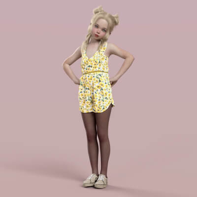 Lila T Morph for Genesis 8 Female