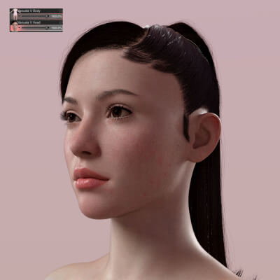 Manuela V Morph for Genesis 9