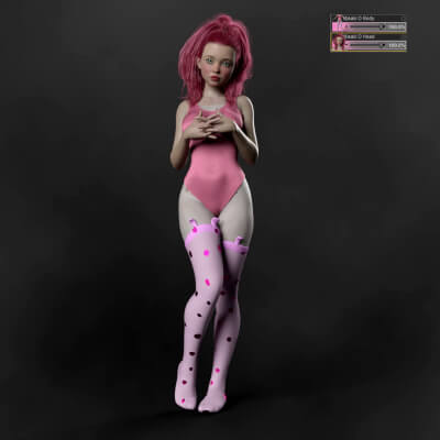 Misaki O Anime Charachter Morph for Gensis 8 Female