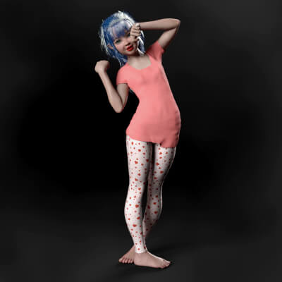 Nanami Genji Anime Charahter Morph for Genesis 8 Female