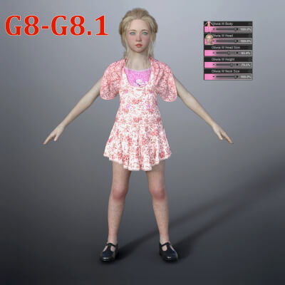 Oliwia W Morph for Genesis 8 and 8.1