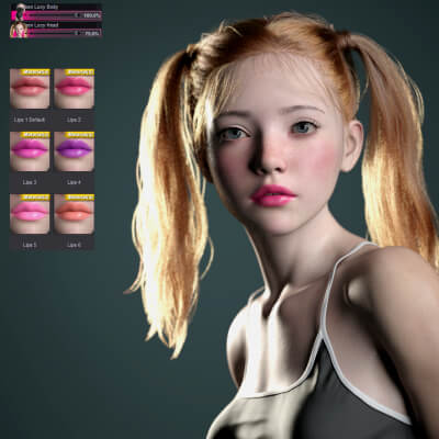 Teen Lucy for Genesis 9 by HumanXYStudio