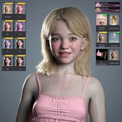 Teen Nina for Genesis 9