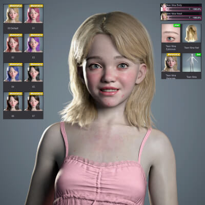 Teen Nina for Genesis 9
