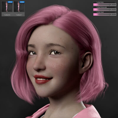 Yurika Morph for Genesis 8 and 8.1 Female