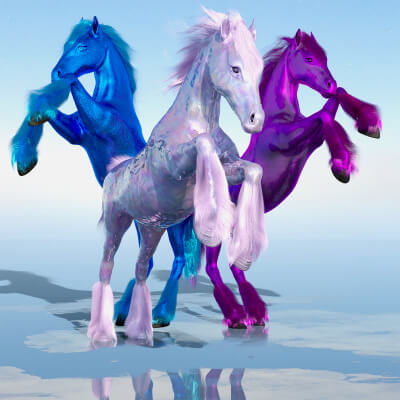 Aethermane Horse for DAZ Horse 3
