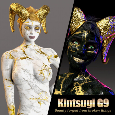 Kintsugi Fantasy Character for Genesis 9