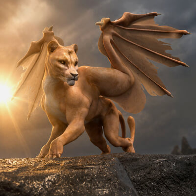 Liondrake for DAZ Dragon 3